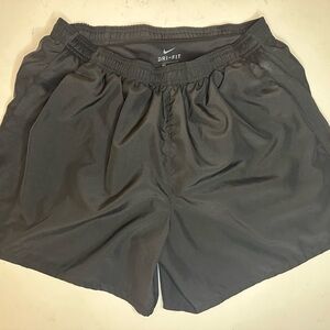 Nike Black Athletic Shorts Lightweight Performance